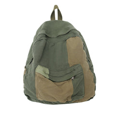 Panelled Canvas Backpack