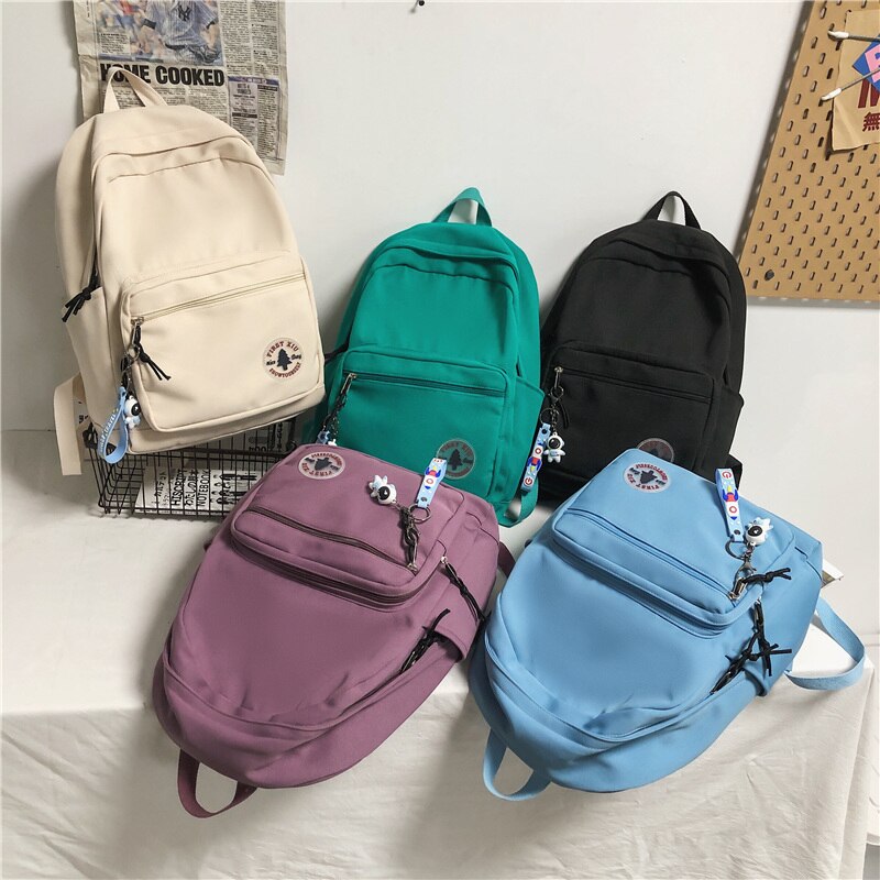 Casual Nylon College Backpack