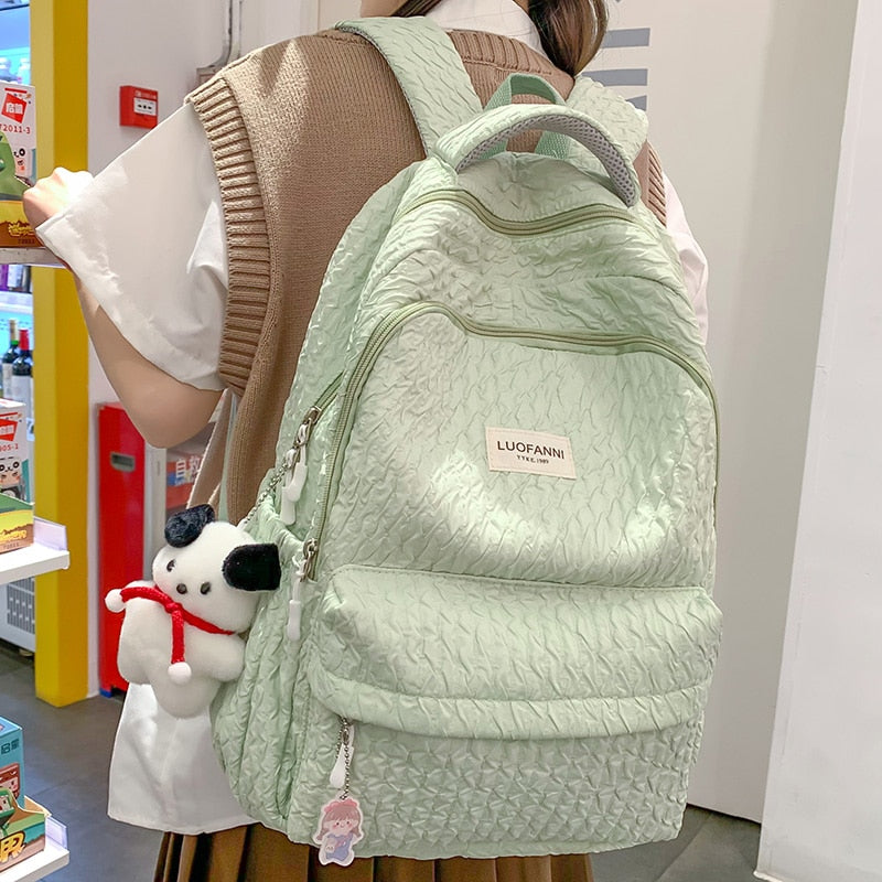 Cute Pink Laptop Backpack