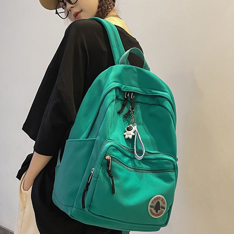 Casual Nylon College Backpack