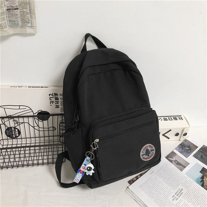 Casual Nylon College Backpack