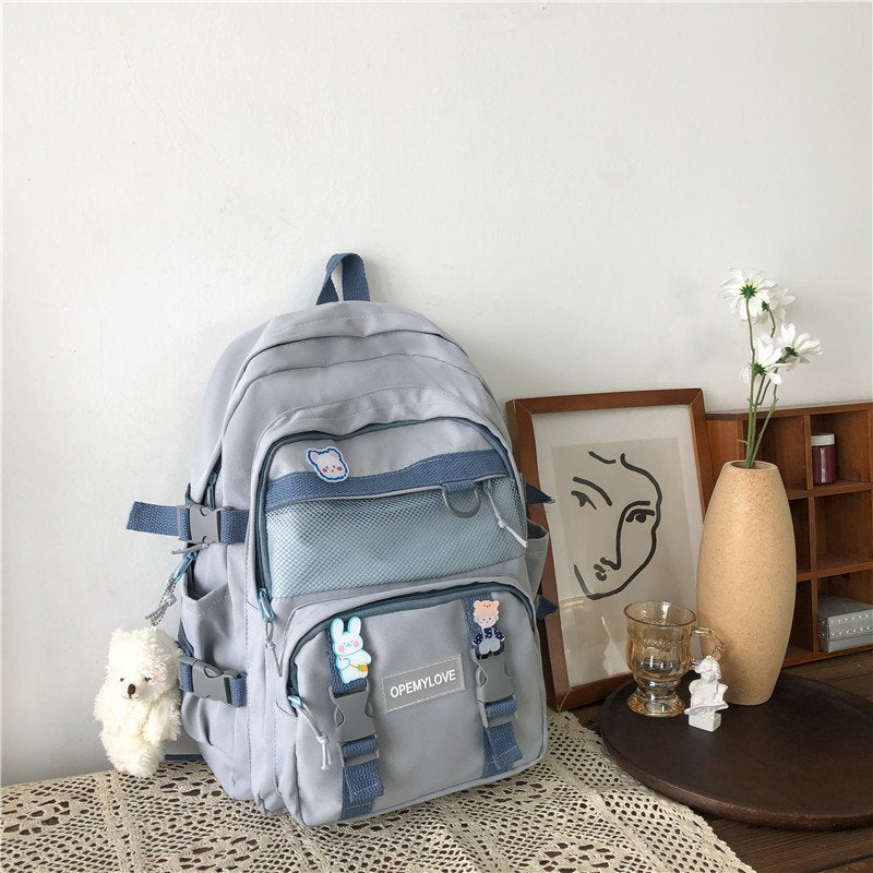 Waterproof Female College Backpack