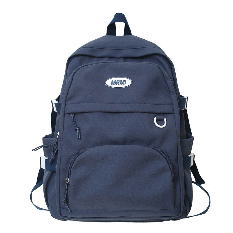 Black Nylon Fashion Backpack