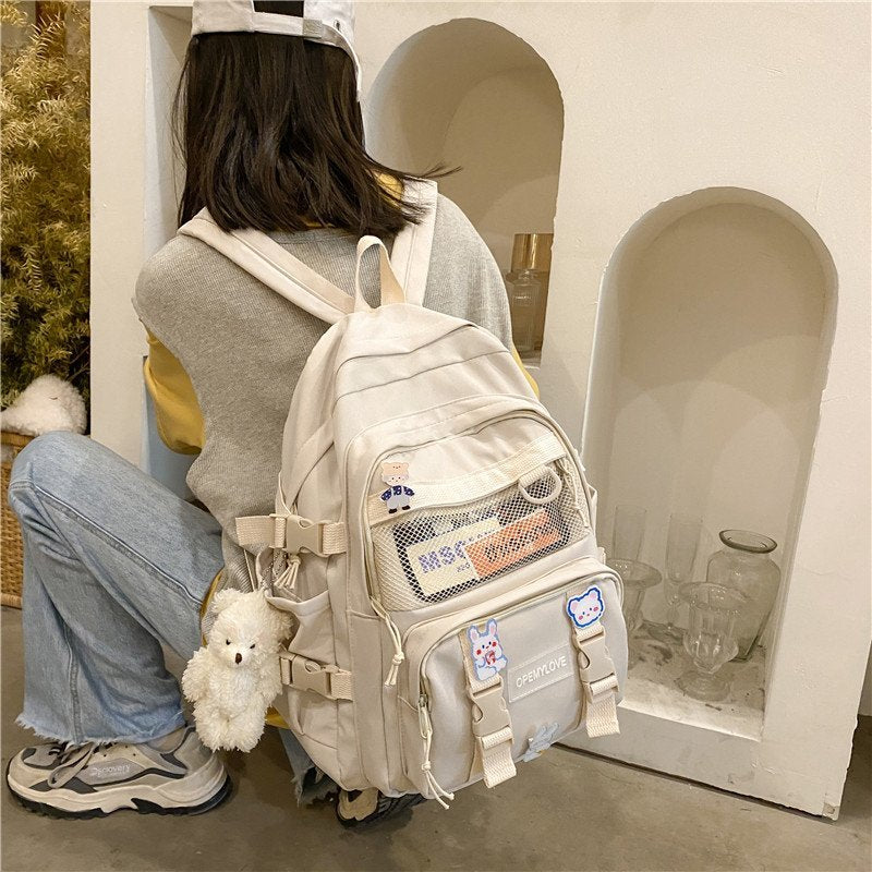 Waterproof Female College Backpack