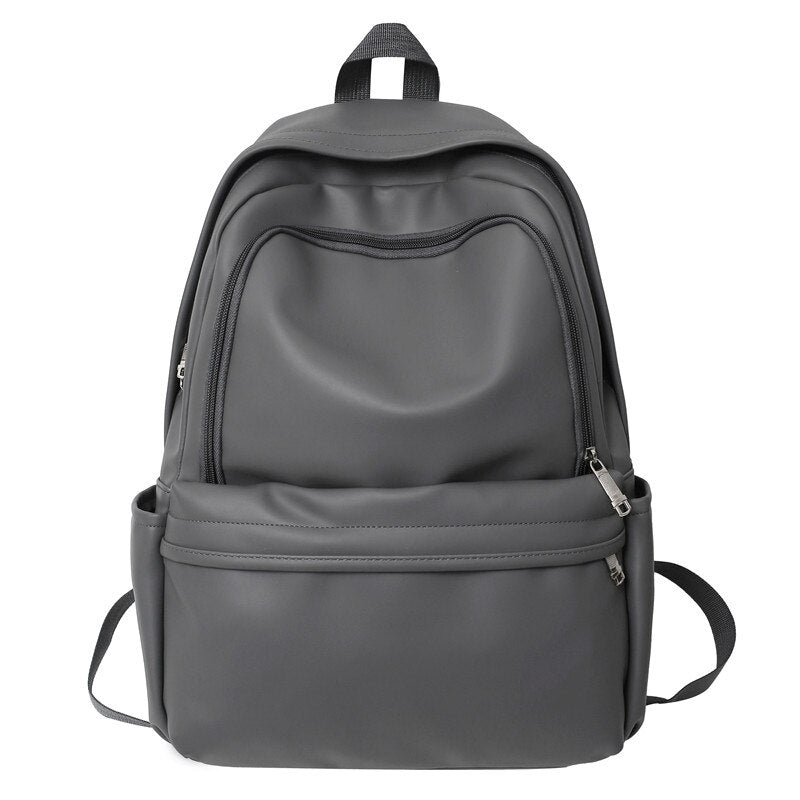 PU Leather Couple Backpack