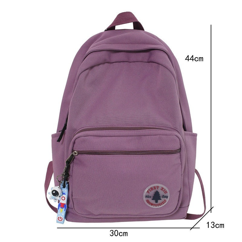 Casual Nylon College Backpack