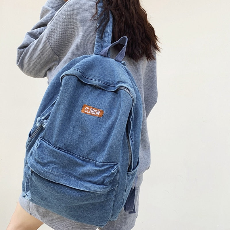 Canvas Vintage College Backpack