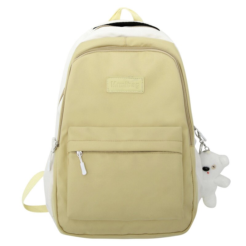 Yellow School Backpack Travel