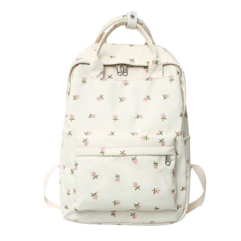 Floral Print Student Backpack