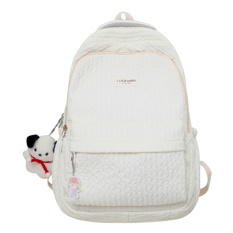 Cute Pink Laptop Backpack