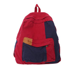 Panelled Canvas Backpack