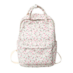 Floral Print Student Backpack