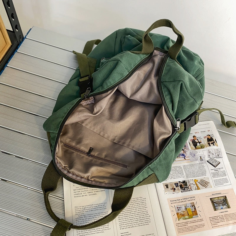 Canvas Large Capacity Backpack