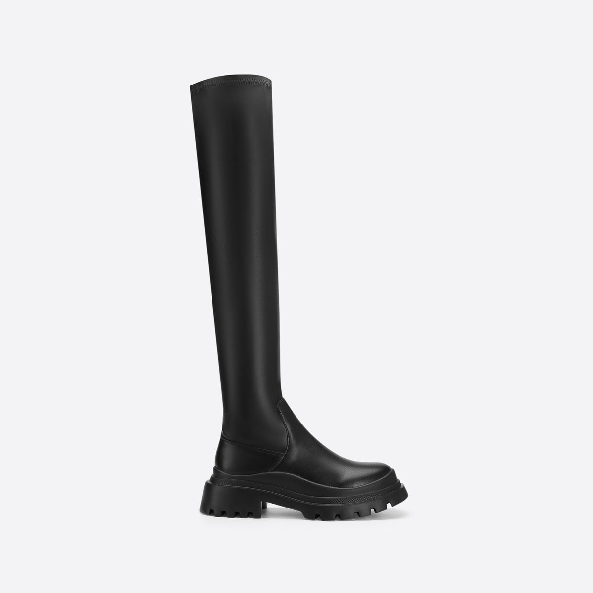 Women British Style Over-The-Knee Thick-Soled Boots