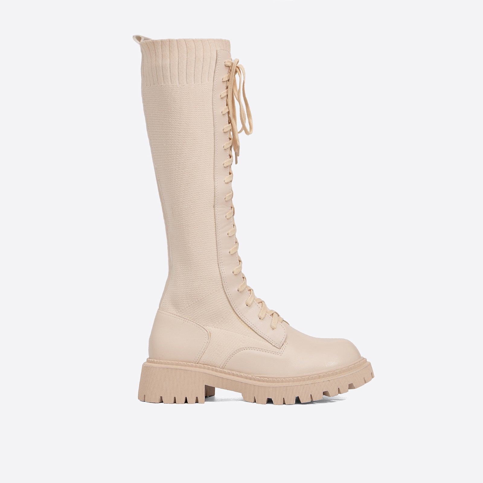 Futurecen- Women Daily Knit High Boots