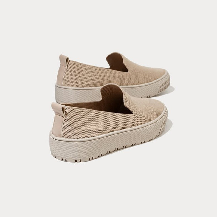 Futurecen- Women Minimalist Slip-On Casual Sneakers