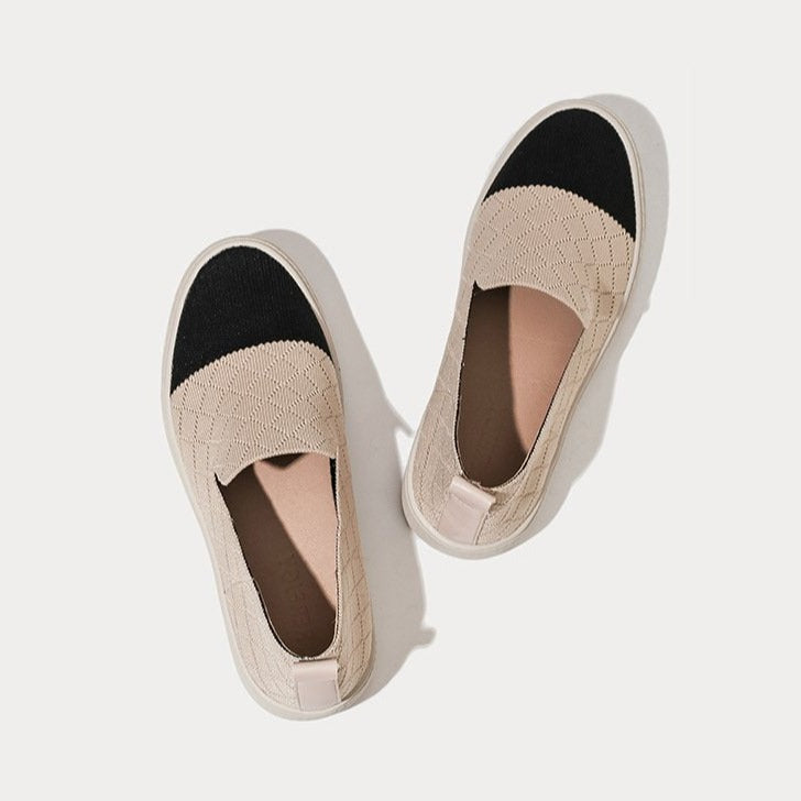 Futurecen- Women Minimalist Slip-On Casual Sneakers