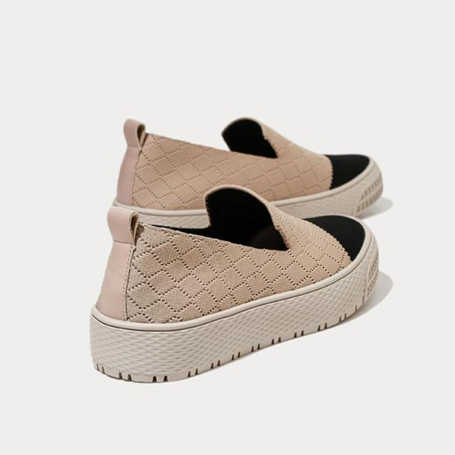 Futurecen- Women Minimalist Slip-On Casual Sneakers