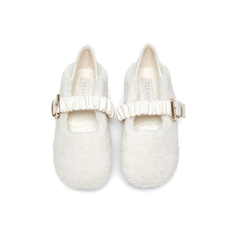 Women Warm Plush Flat Shoes