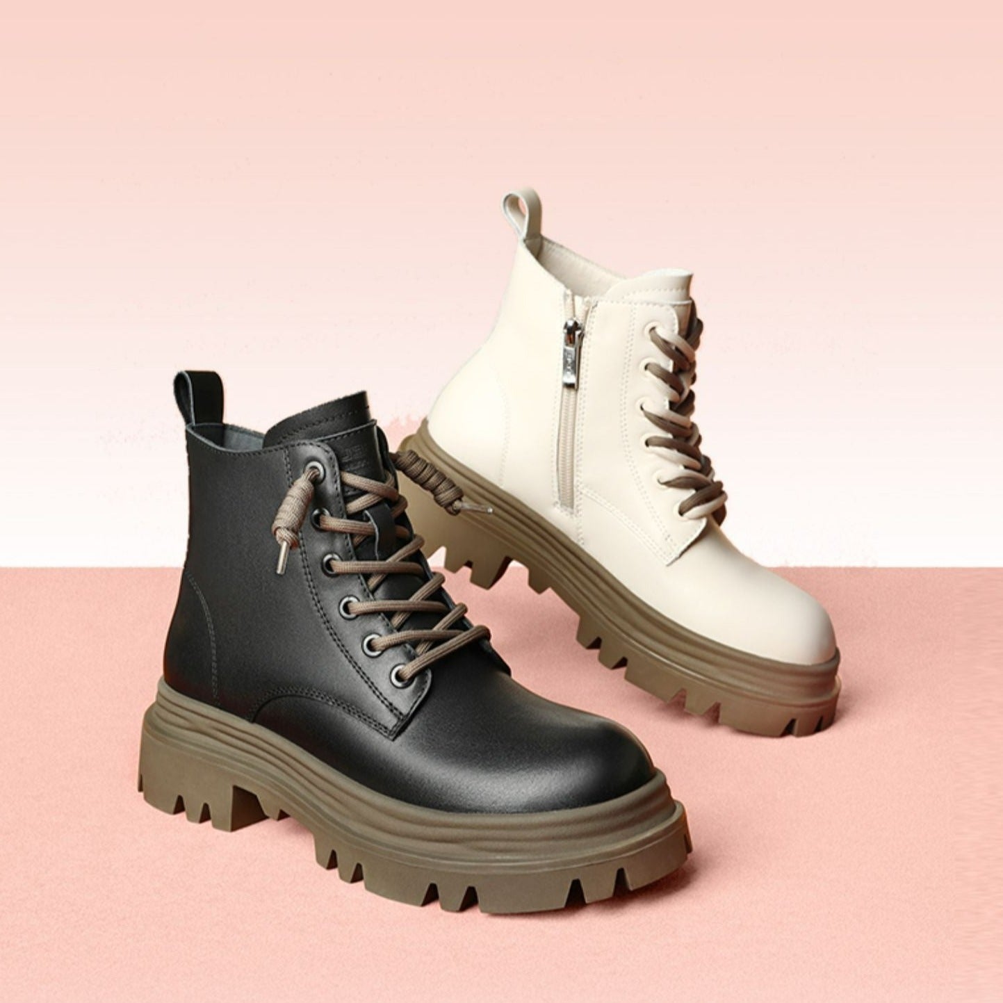 Women Thick-Soled Padded Martin Boots