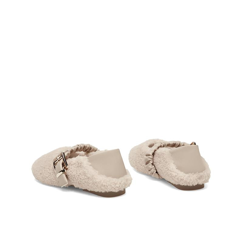 Women Warm Plush Flat Shoes