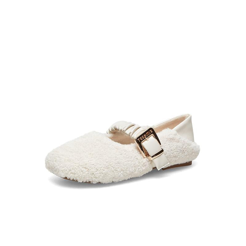 Women Warm Plush Flat Shoes