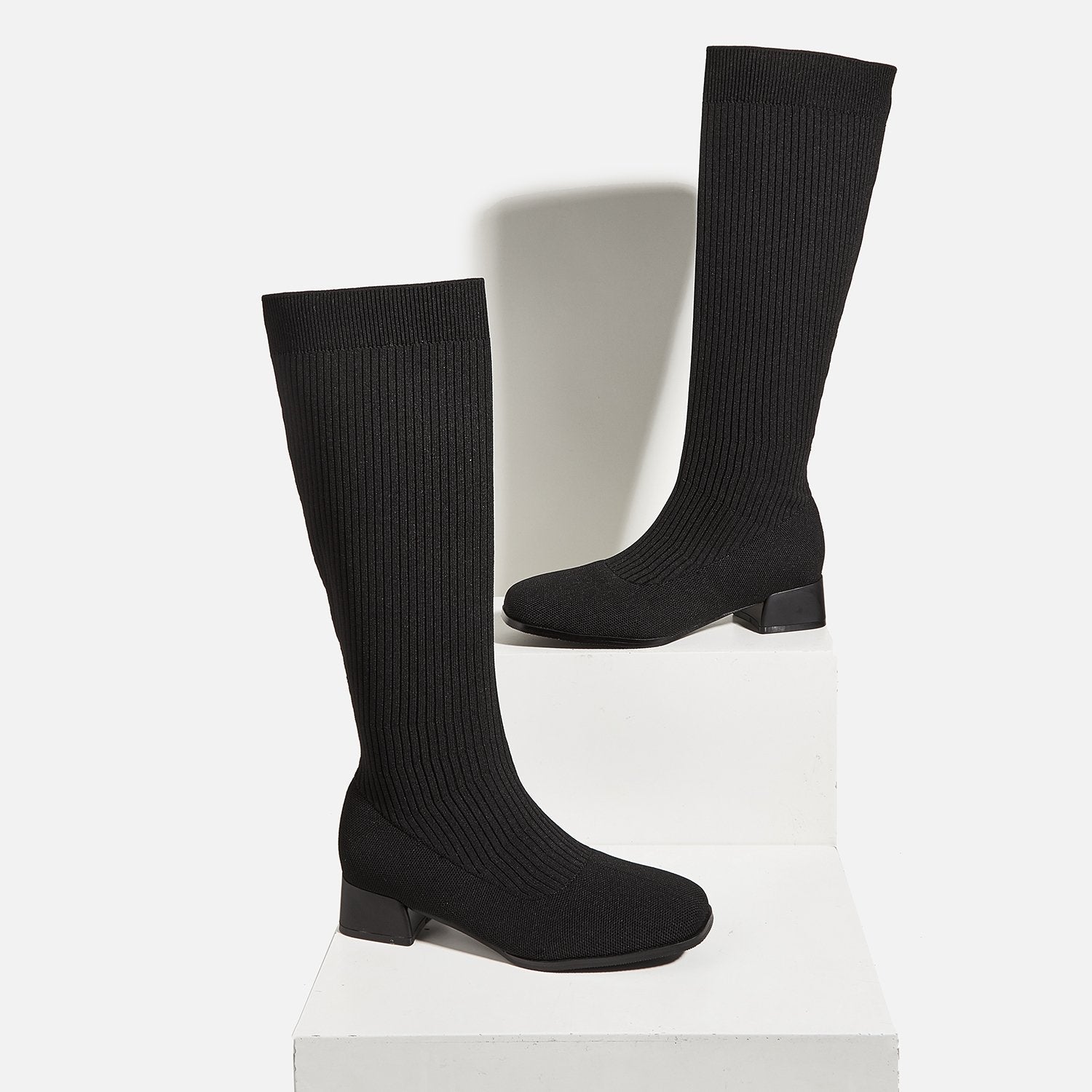 Futurecen- Women Pointed Toe Sock Boots