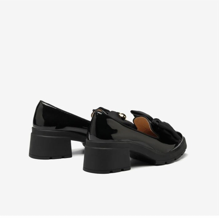 Women Cute & Sweet Round Toe Wedge Loafers