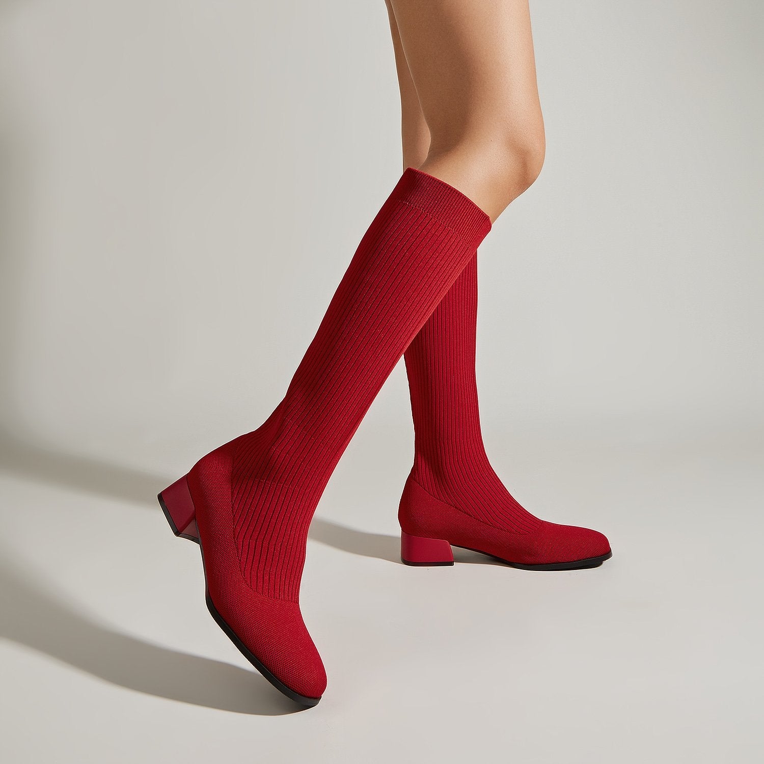 Futurecen- Women Pointed Toe Sock Boots