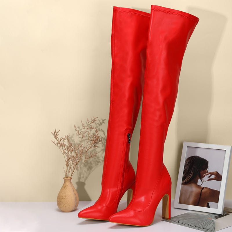 Women Over Knee Heeled Boots