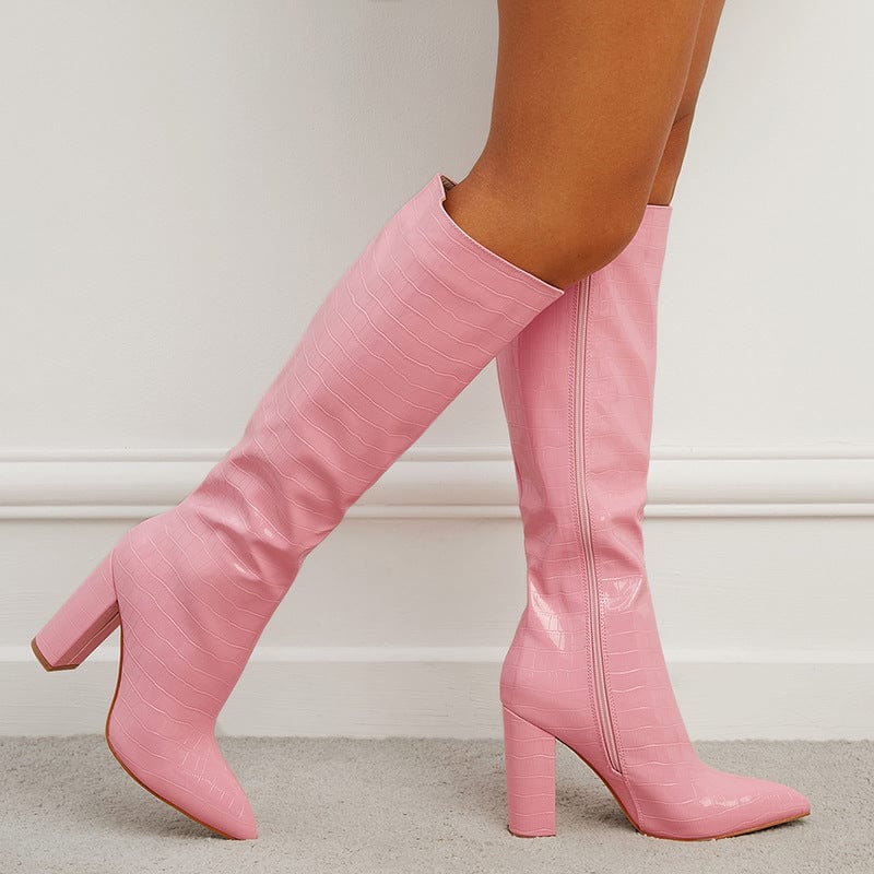 Women Pointed Heeled Boots